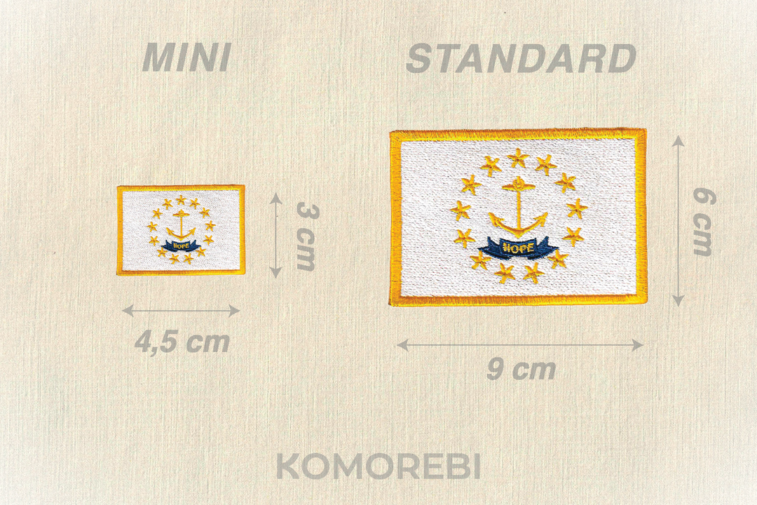 Rhode Island - Drapeau Brodé