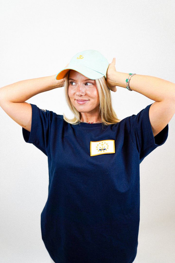 Rhode Island • T-Shirt mit Flagge