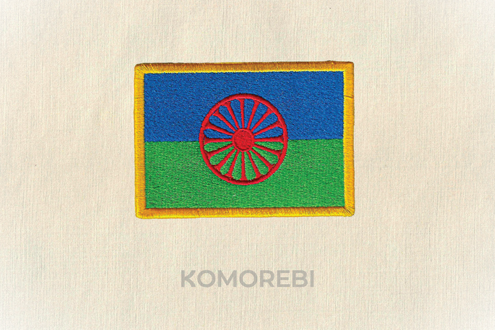 Rom - Drapeau Brodé