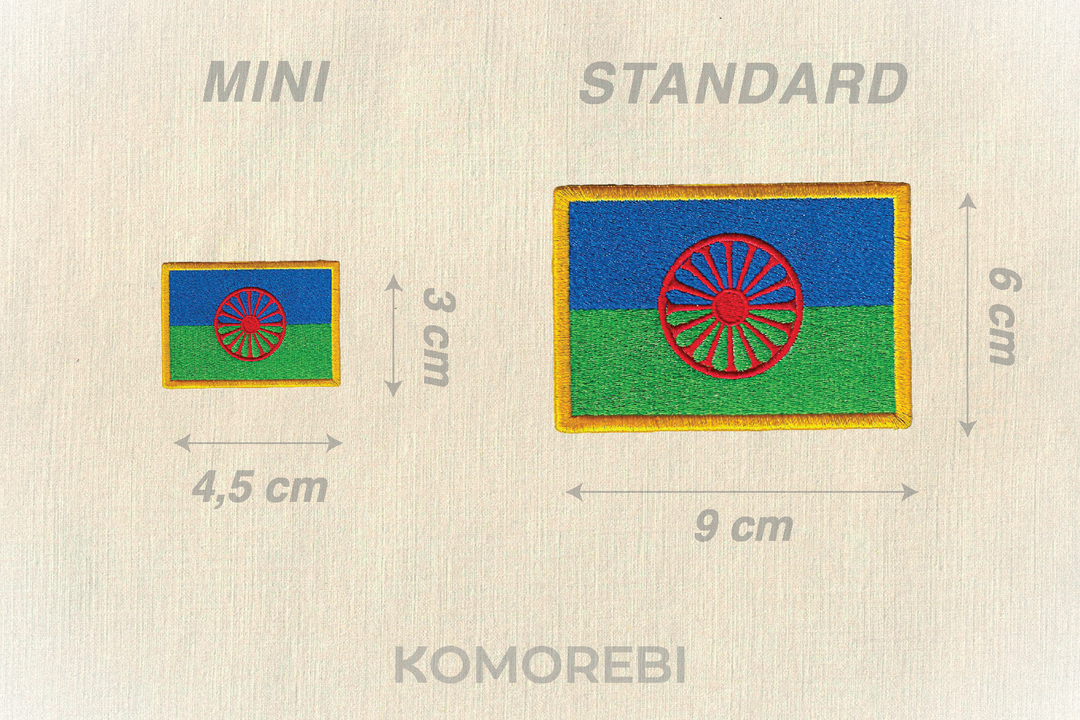 Rom - Drapeau Brodé