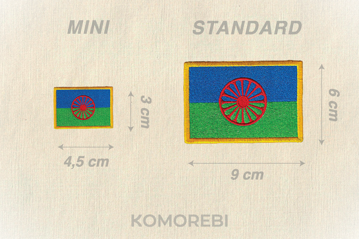 Rom - Drapeau Brodé