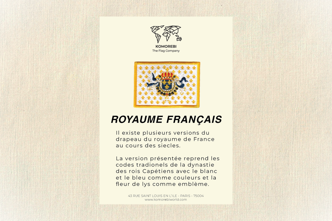 Royaume de France (1789) - Drapeau Brodé