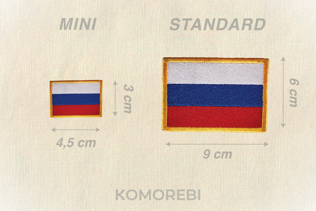 Russie - Drapeau Brodé