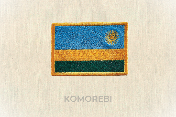 Rwanda - Drapeau Brodé