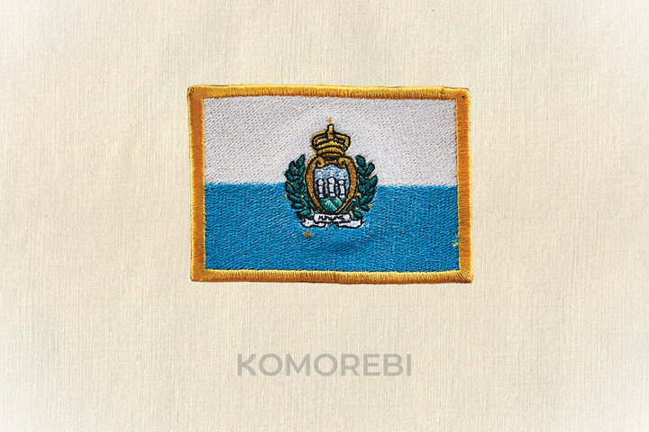 San Marino - Embroidered Flag