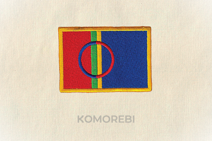 Sami - Drapeau Brodé