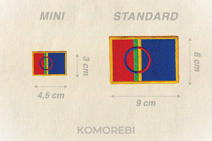 Sami - Drapeau Brodé