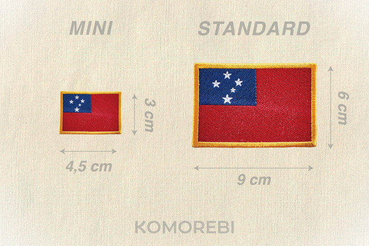 Samoa - Drapeau Brodé