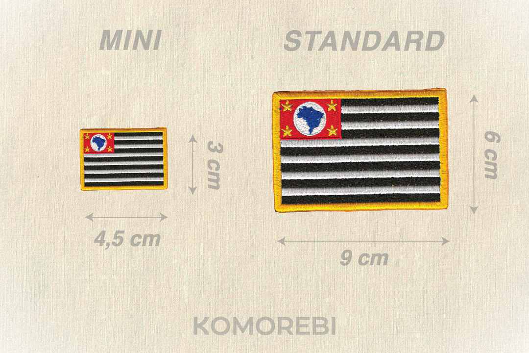 São Paulo - Drapeau Brodé