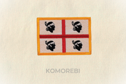 Sardaigne - Drapeau Brodé