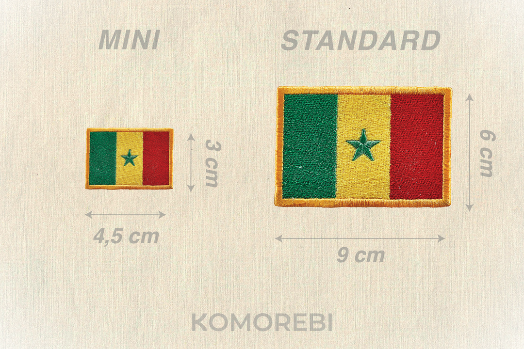Senegal - Embroidered Flag