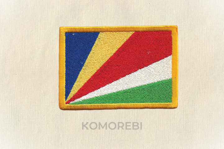 Seychelles Embroidered Flag