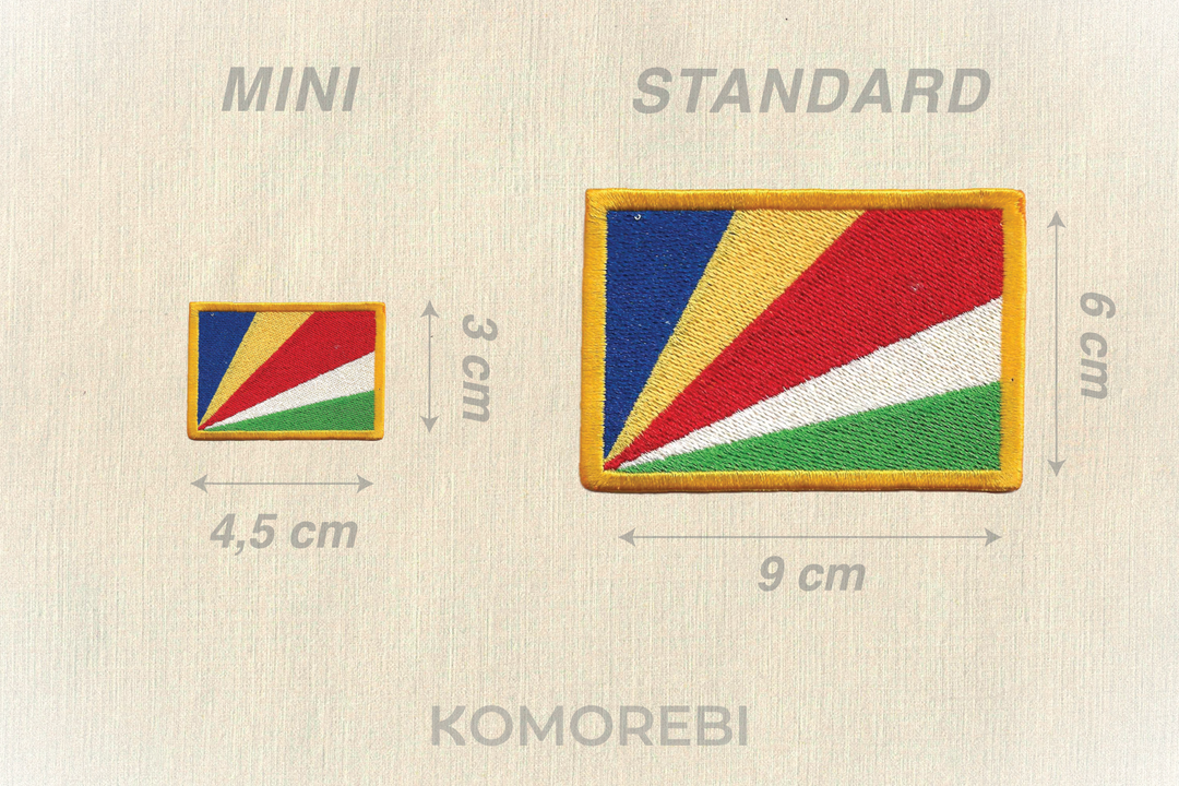 Seychelles Embroidered Flag