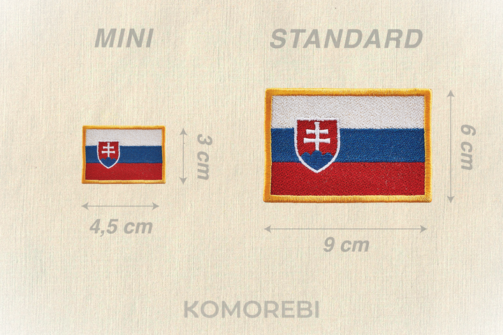 Slovaquie - Drapeau Brodé