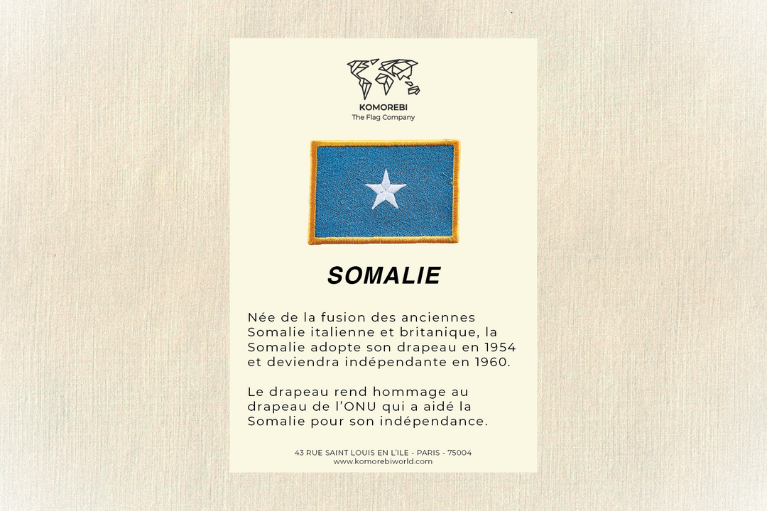 Somalie - Drapeau Brodé