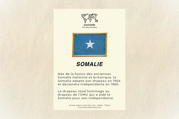 Somalie - Drapeau Brodé