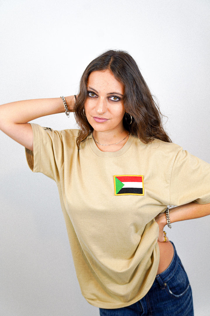Soudan • T-shirt drapeau