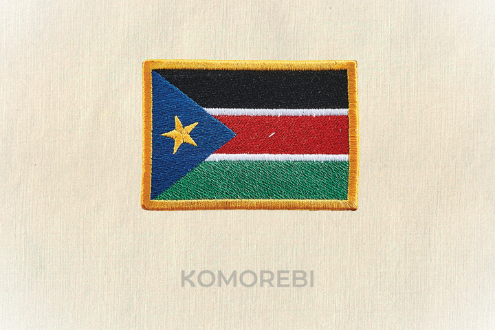 South Sudan - Embroidered Flag