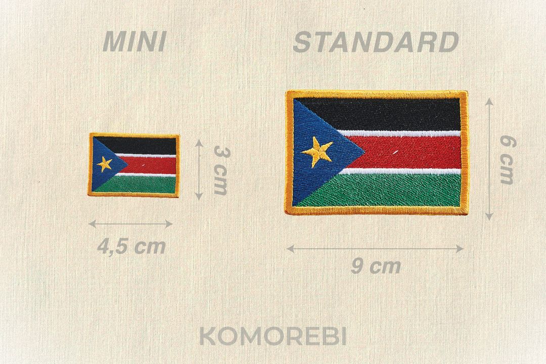 South Sudan - Embroidered Flag