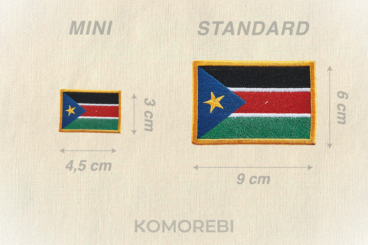 South Sudan - Embroidered Flag