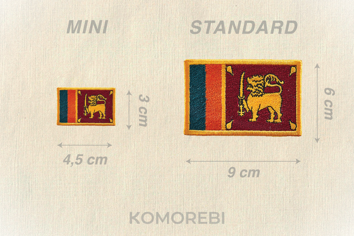 Sri Lanka - Drapeau Brodé