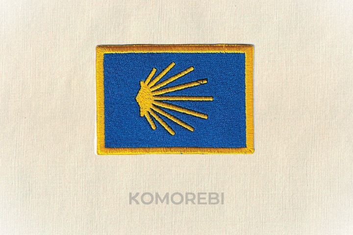 Saint Jacques de Compostelle - Drapeau Brodé