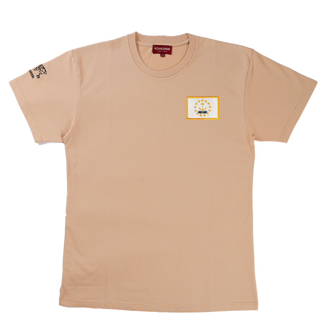 Rhode Island • T-Shirt mit Flagge