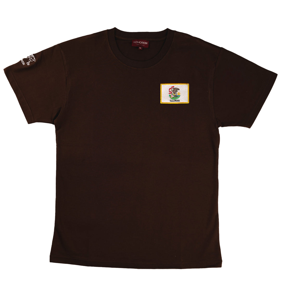Illinois • T-shirt drapeau
