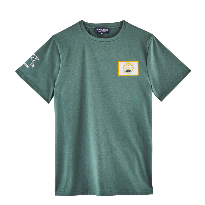 Rhode Island • T-Shirt mit Flagge