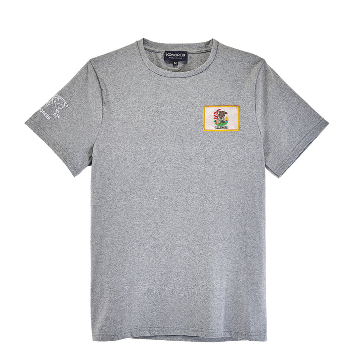 Illinois • T-shirt drapeau