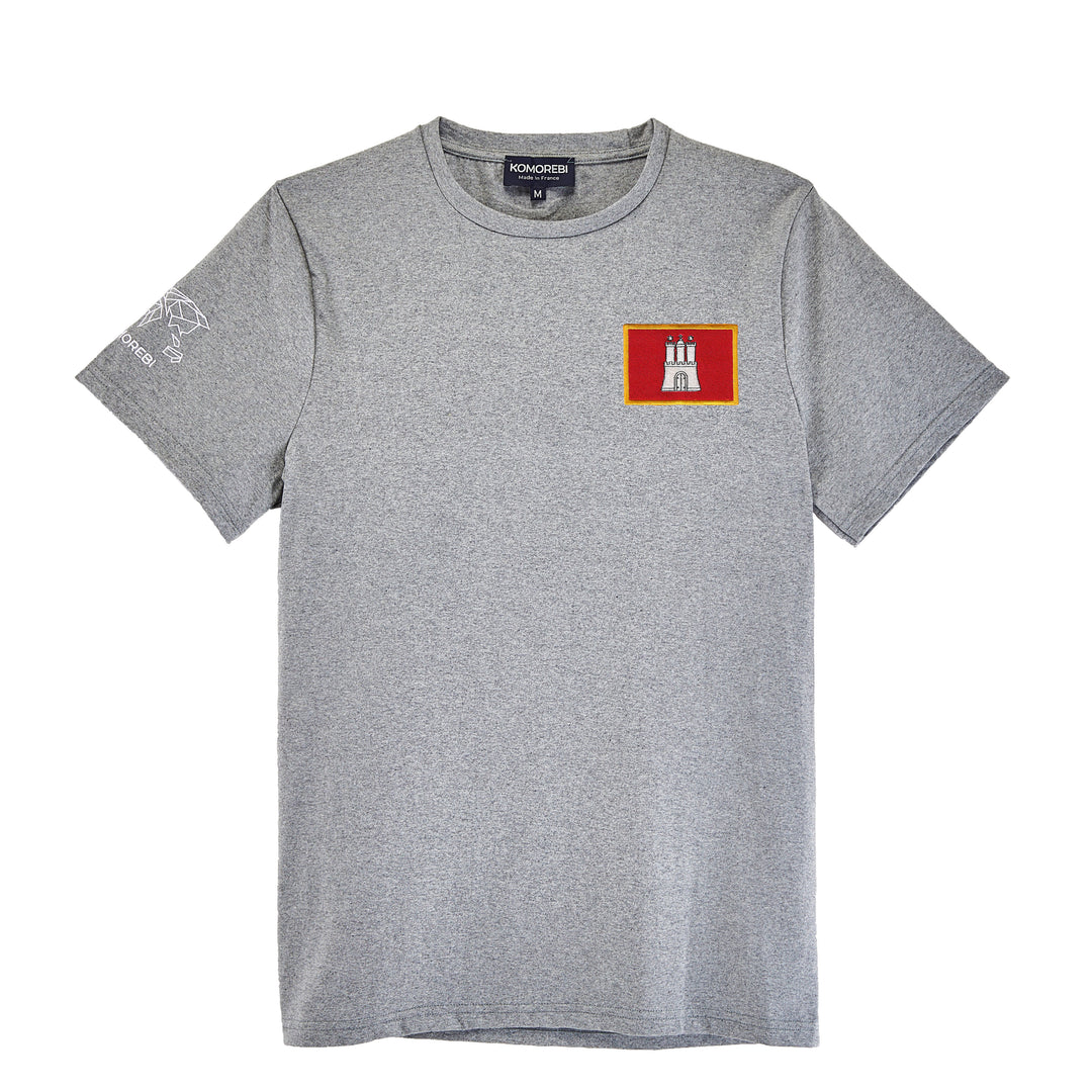Hamburg • T-Shirt mit Flagge