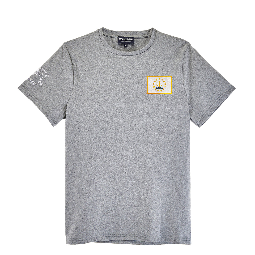 Rhode Island • T-Shirt mit Flagge