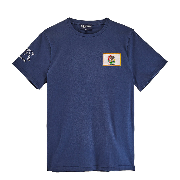 Illinois • T-shirt drapeau