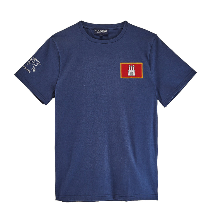 Hamburg • T-Shirt mit Flagge