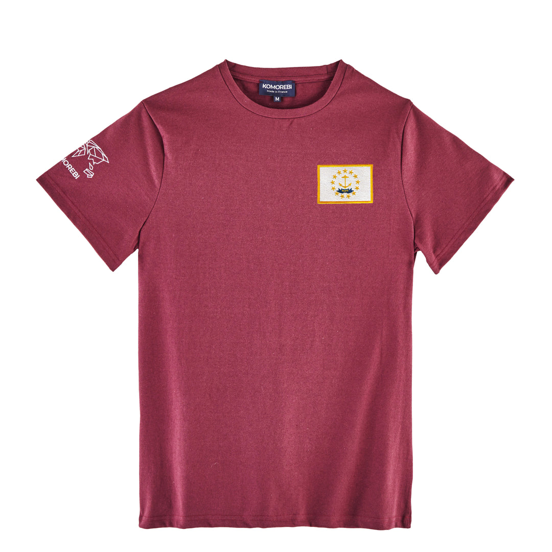 Rhode Island • T-Shirt mit Flagge