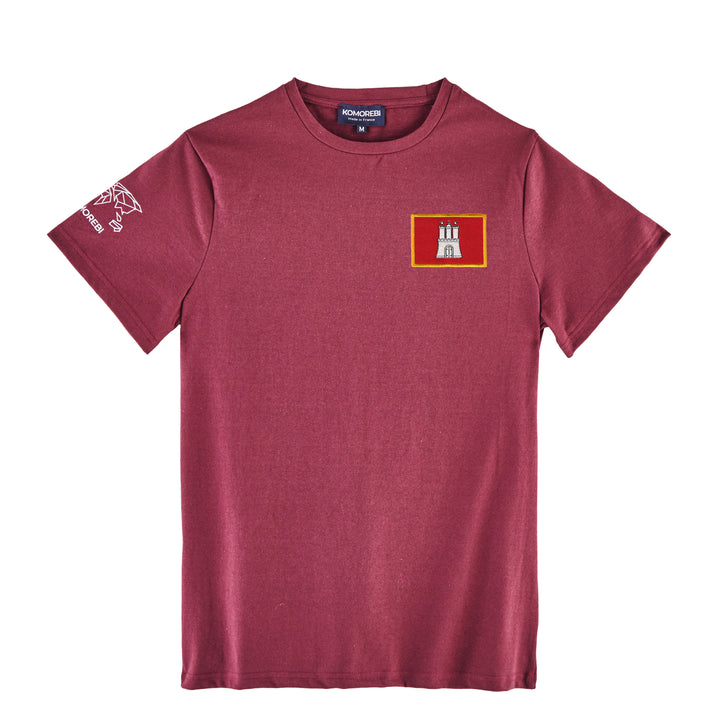 Hamburg • T-Shirt mit Flagge