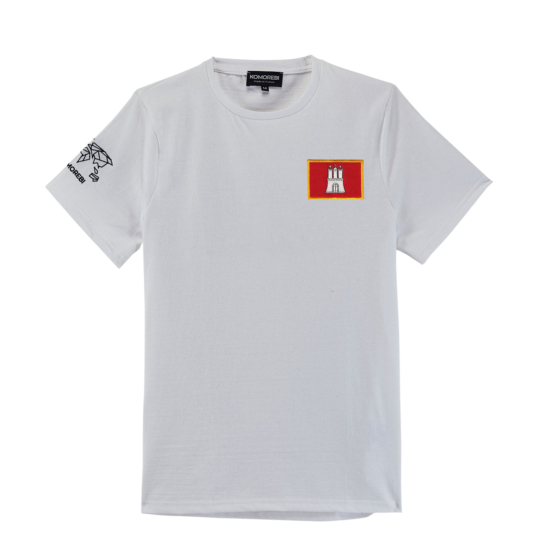 Hamburg • T-Shirt mit Flagge