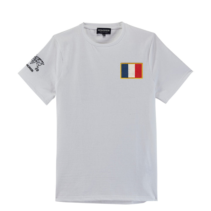 T-shirt drapeau - Blanc