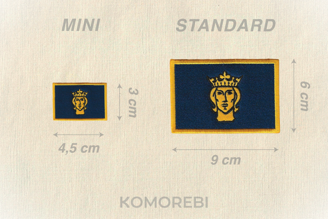 Stockholm - Gesticktes Banner