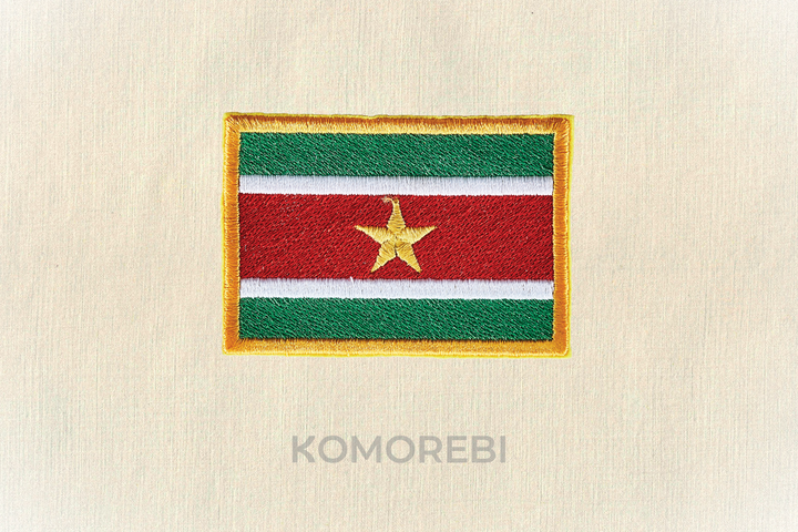 Suriname - Drapeau Brodé