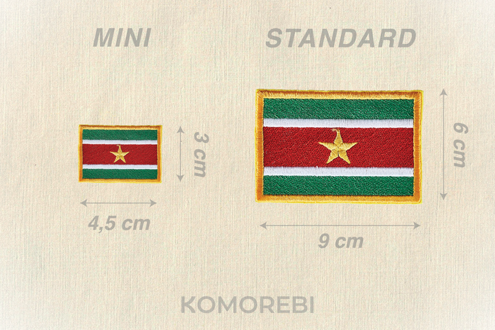 Suriname - Drapeau Brodé