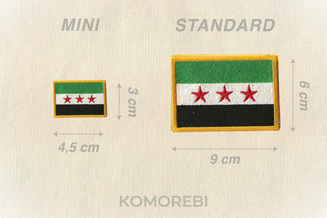 Syrie - Drapeau Brodé