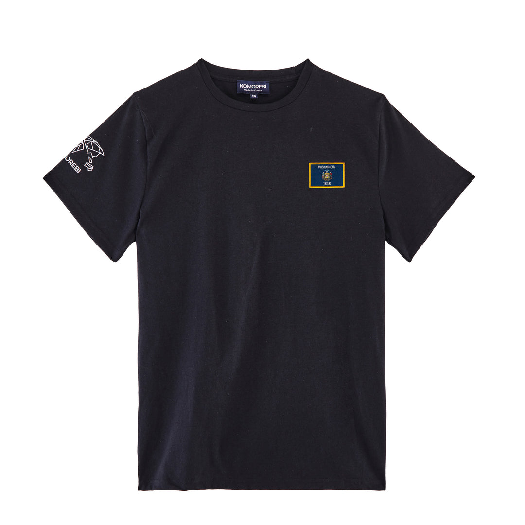 Wisconsin • T-Shirt mit Flagge