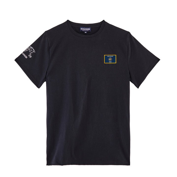 Wisconsin • T-Shirt mit Flagge