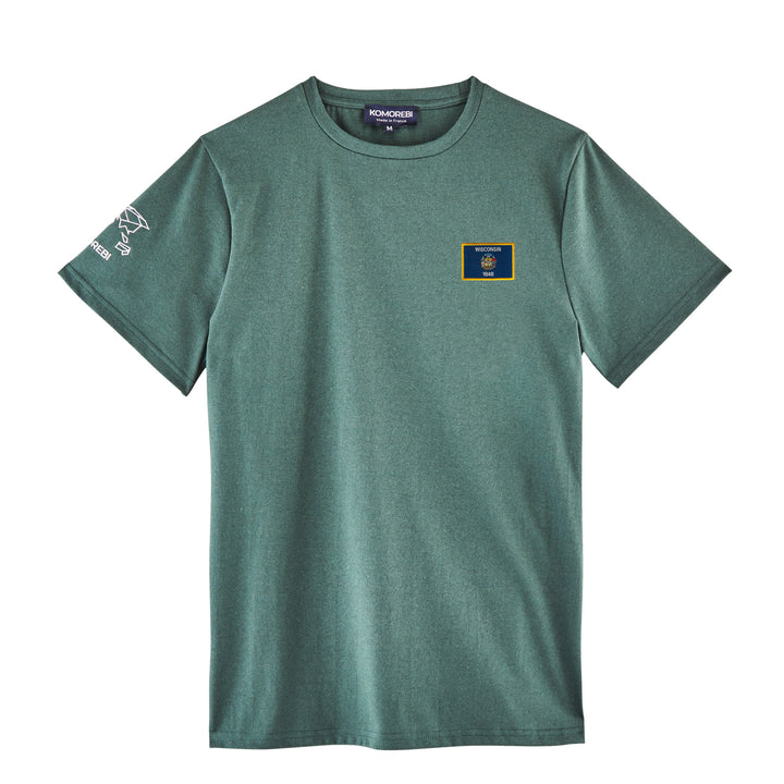 Wisconsin • T-Shirt mit Flagge
