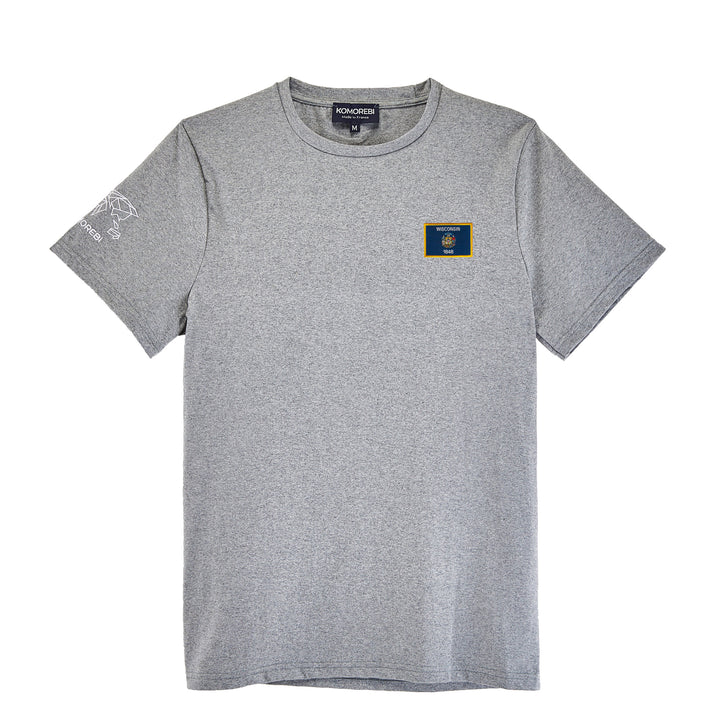 Wisconsin • T-Shirt mit Flagge