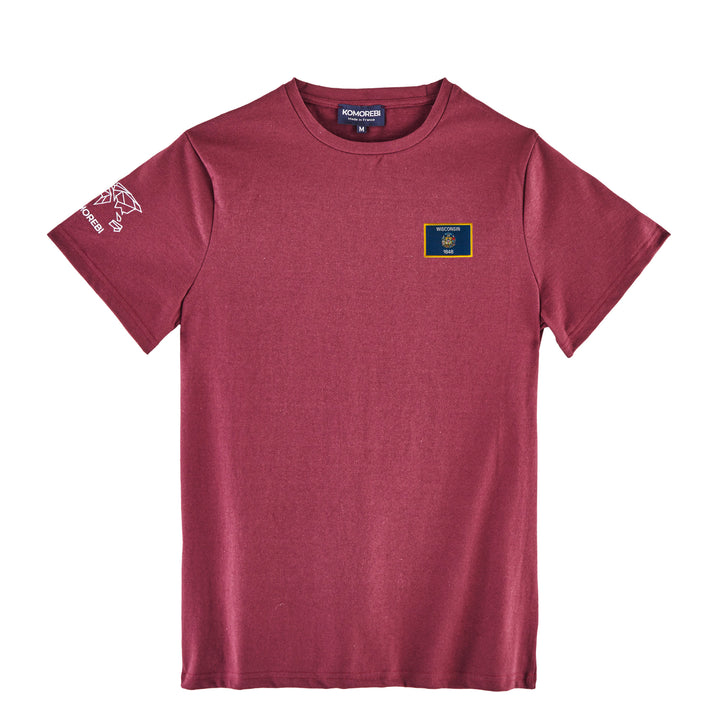 Wisconsin • T-Shirt mit Flagge