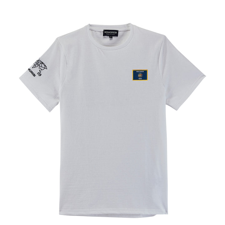 Wisconsin • T-Shirt mit Flagge