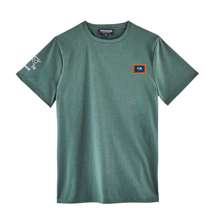 Wyoming • T-Shirt mit Flagge
