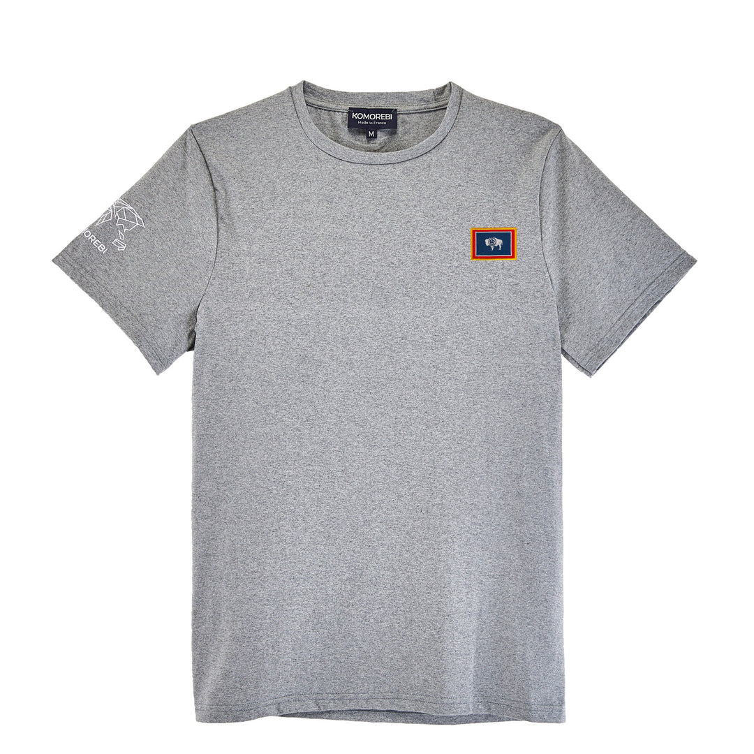 Wyoming • T-Shirt mit Flagge